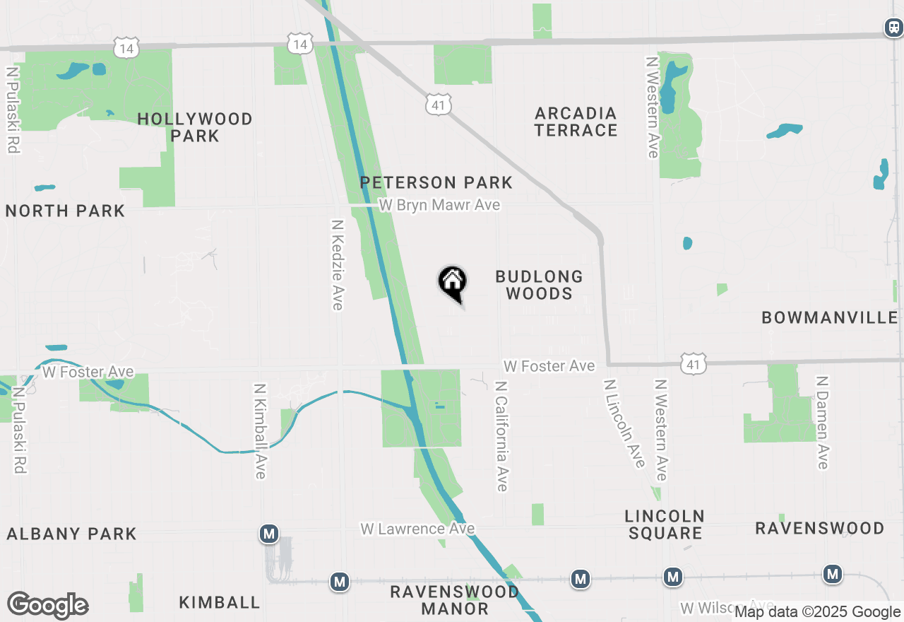 Map of 2907 W Summerdale Avenue #D2, Chicago, IL 60625