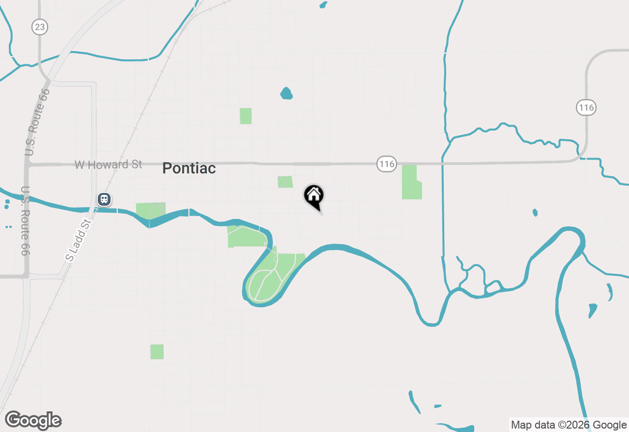 Map of 428 E Timber Street, Pontiac, IL 61764