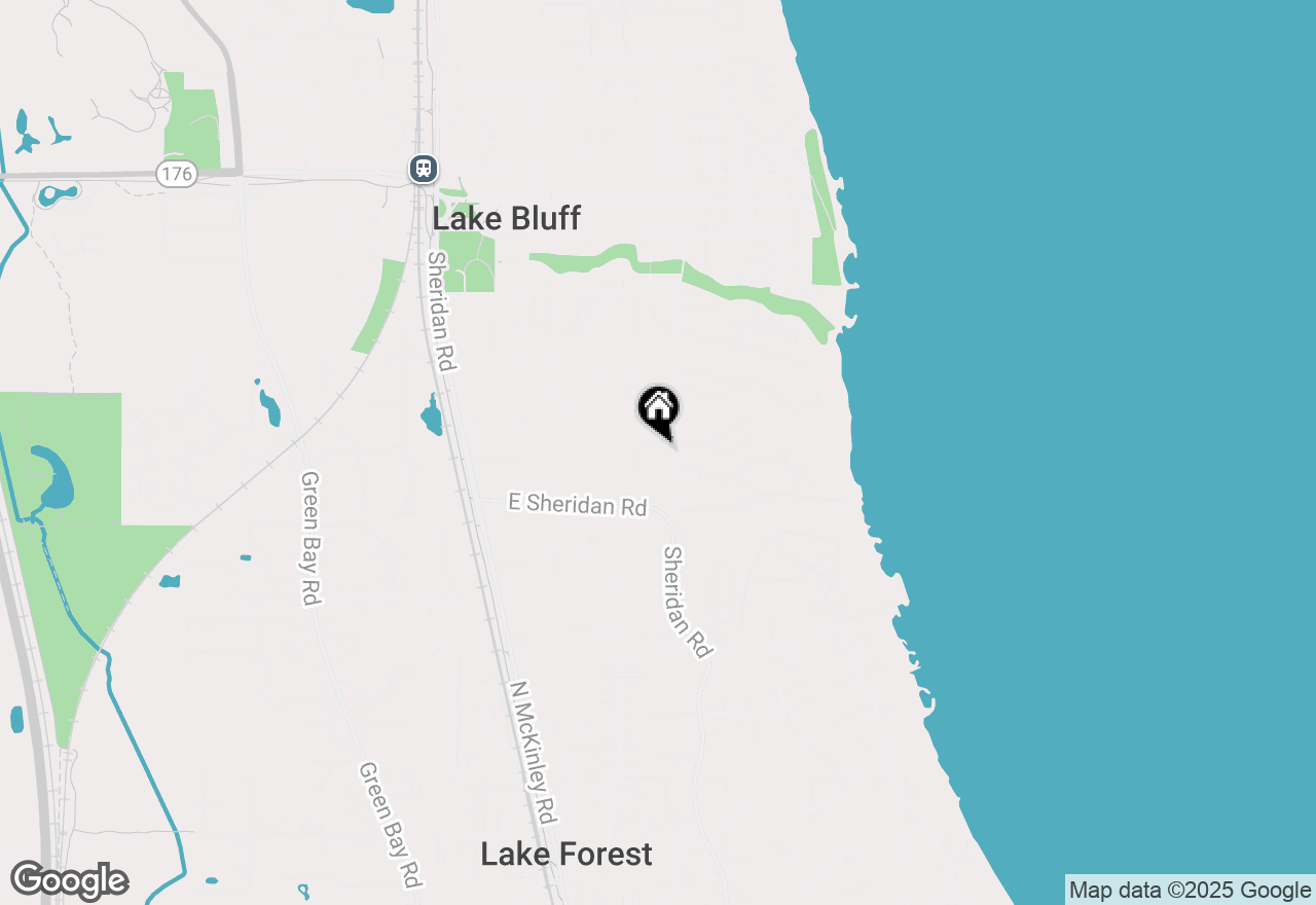 Map of 409 Crescent Drive, Lake Bluff, IL 60044