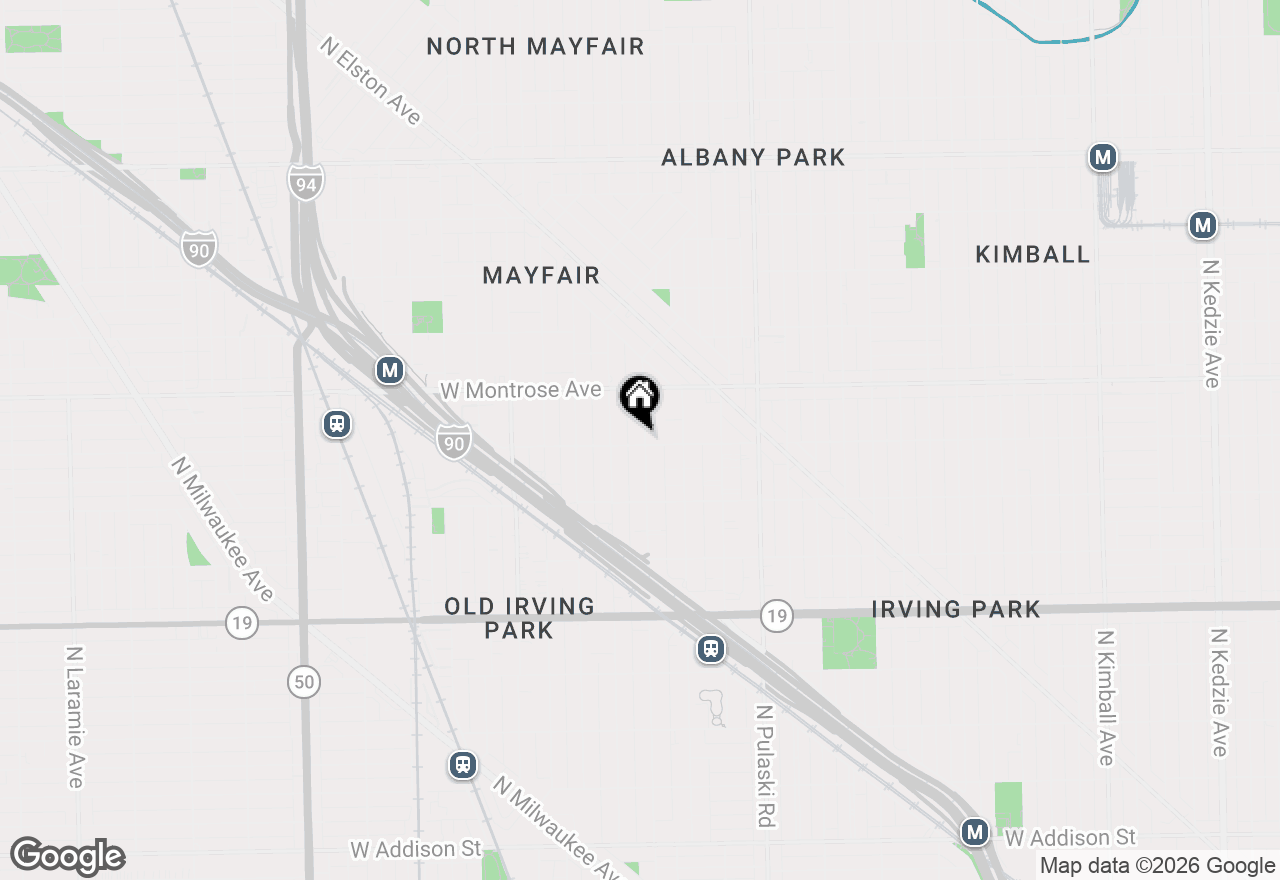 Map of 4202 W Cullom Avenue #1, Chicago, IL 60641
