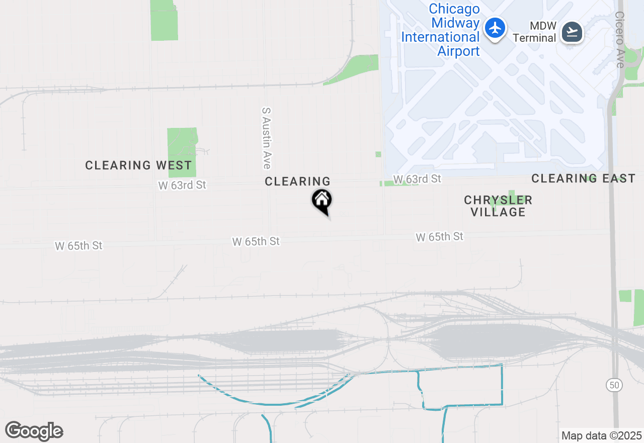 Map of 5806 W 64th Place, Chicago, IL 60638