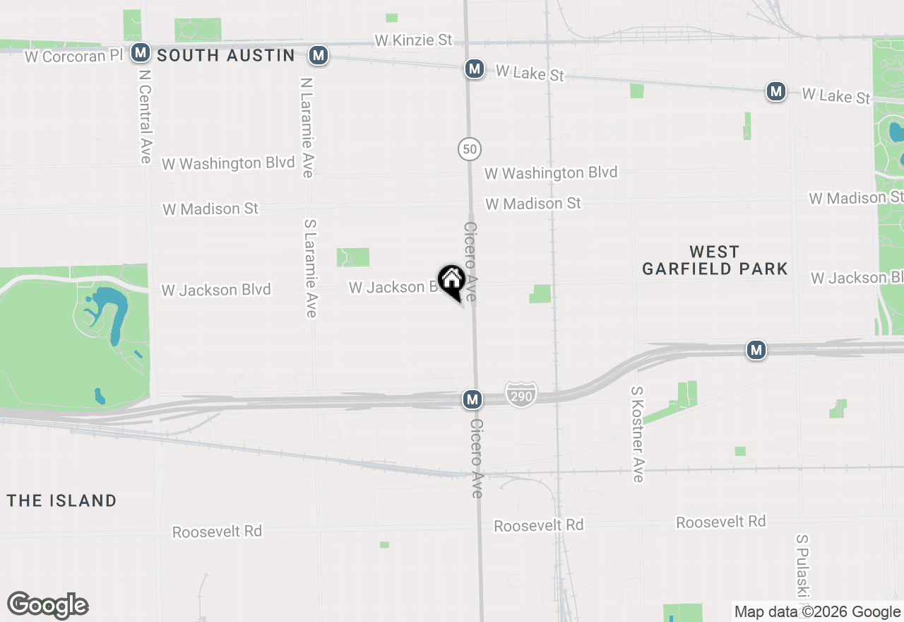Map of 4833 W Gladys Avenue, Chicago, IL 60644