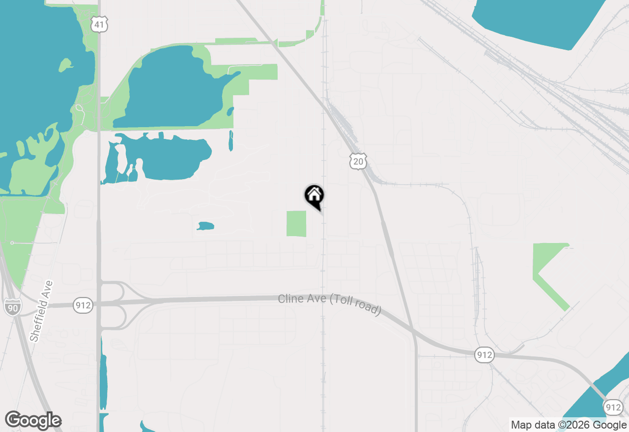 Map of 2806 Schrage Avenue, Whiting, IN 46394