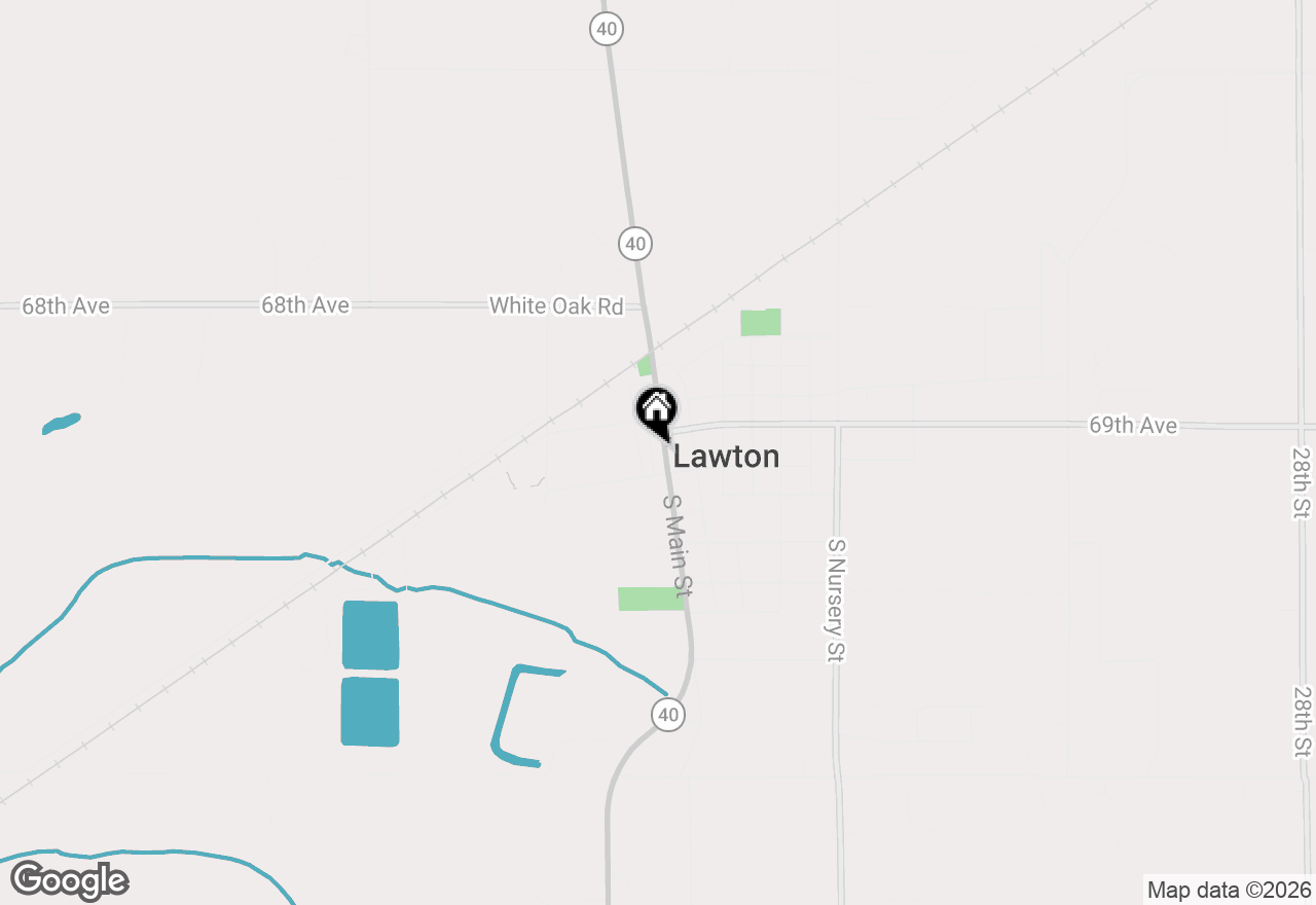 Map of 118 S Main Street, Lawton, MI 49065