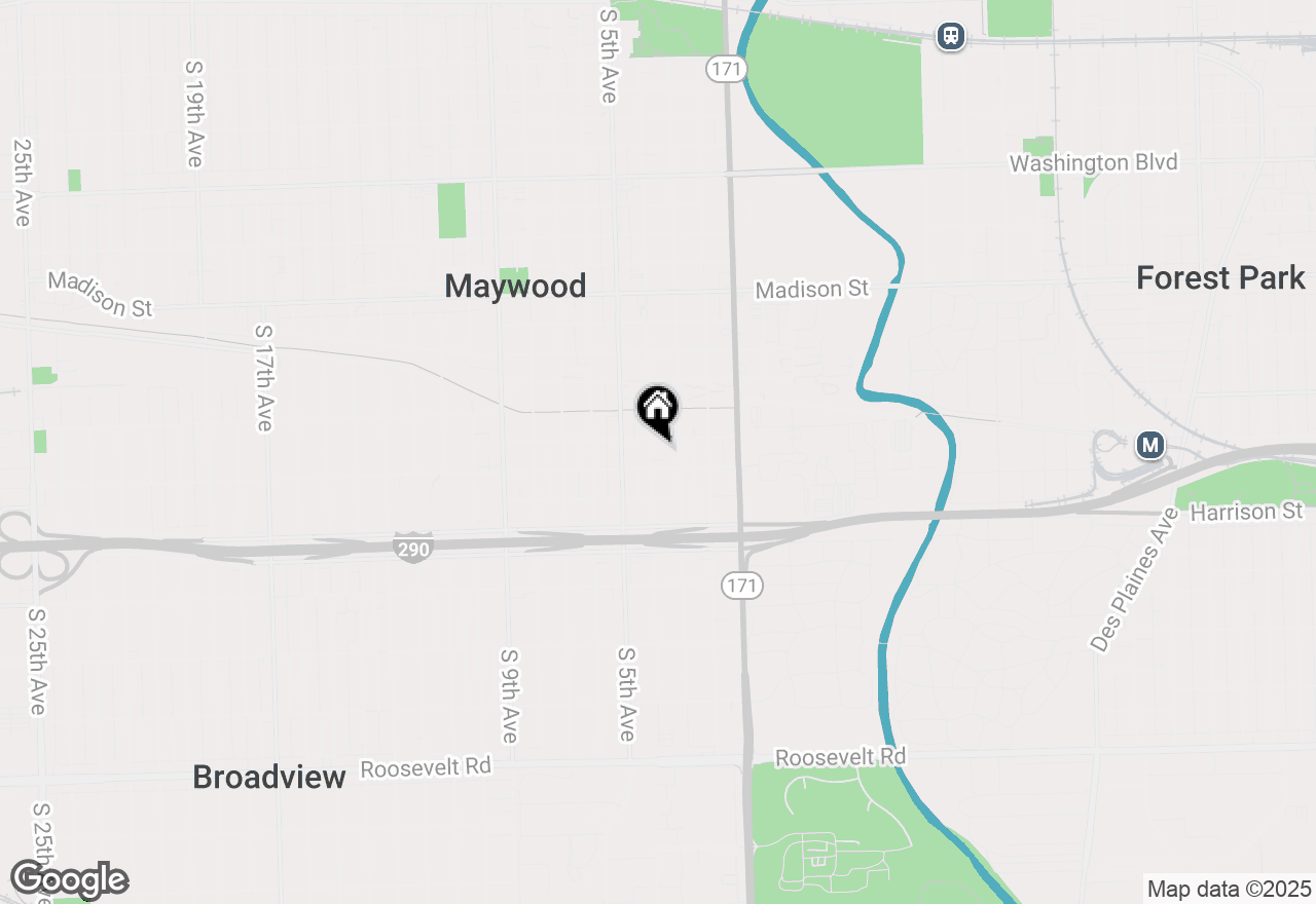 Map of 1509 S 4th Avenue, Maywood, IL 60153