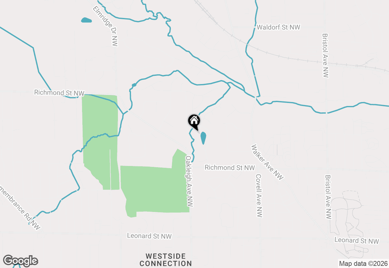 Map of 1789 Oakleigh Woods Drive Nw, Grand Rapids, MI 49504