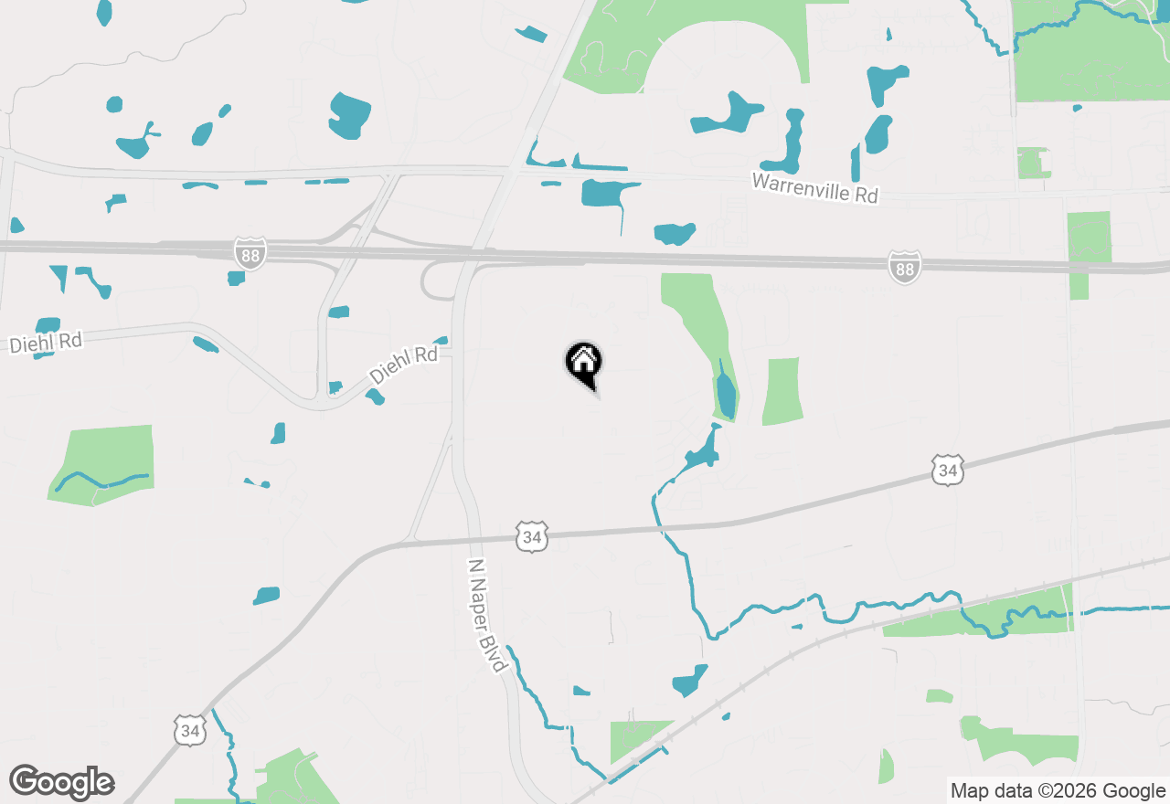 Map of 4S728 Karns Road, Naperville, IL 60563