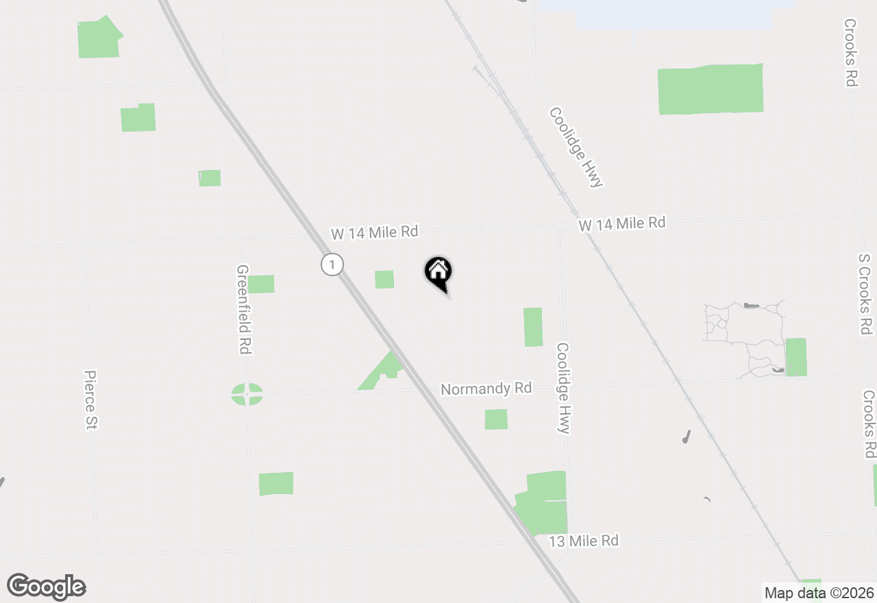 Map of 4414 Robinwood Avenue, Royal Oak, MI 48073