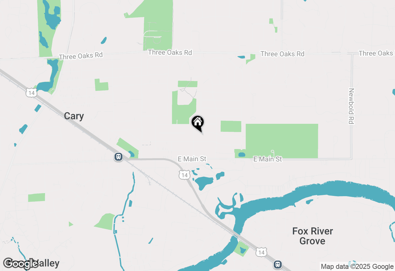 Map of 303 Bell Drive, Cary, IL 60013