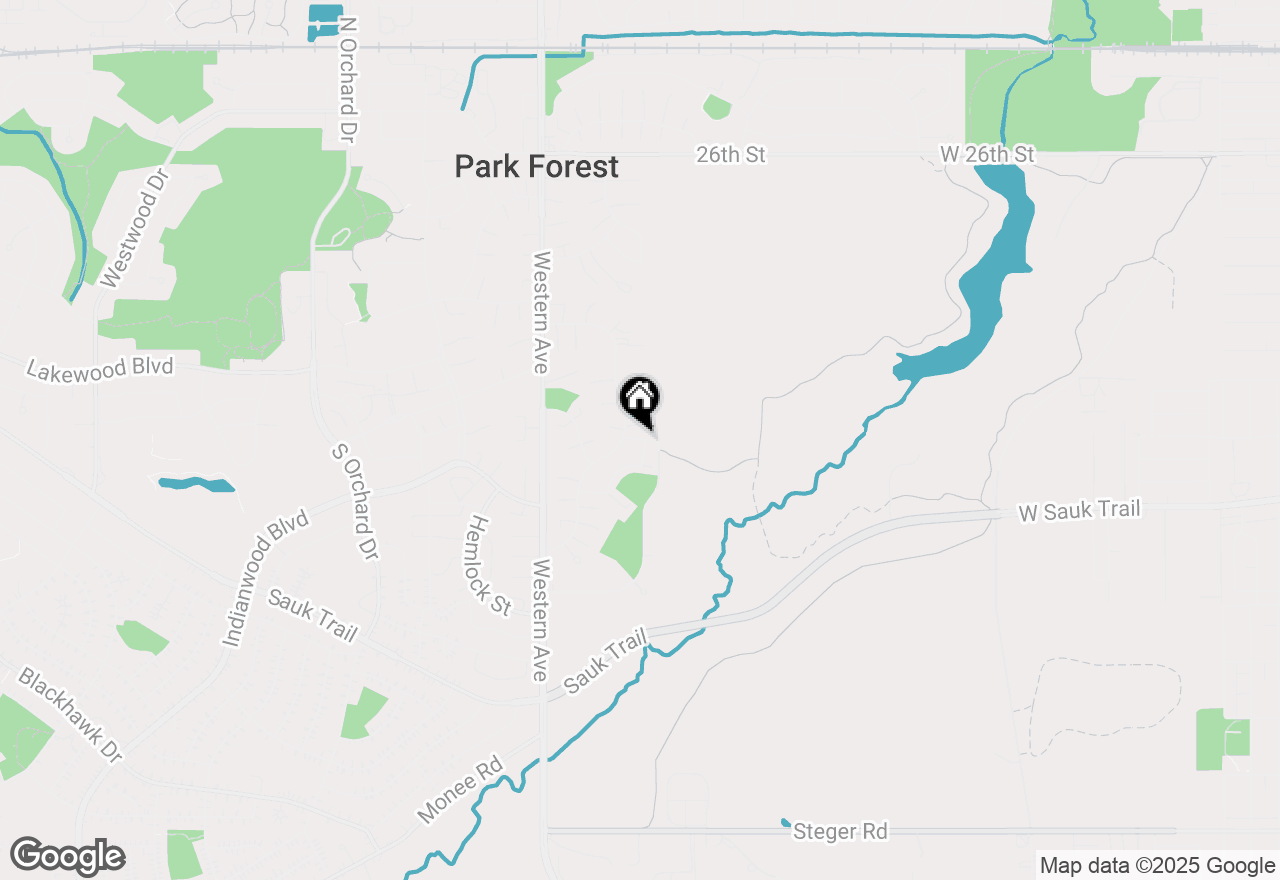 Map of 6 Cromwell Road, Park Forest, IL 60466
