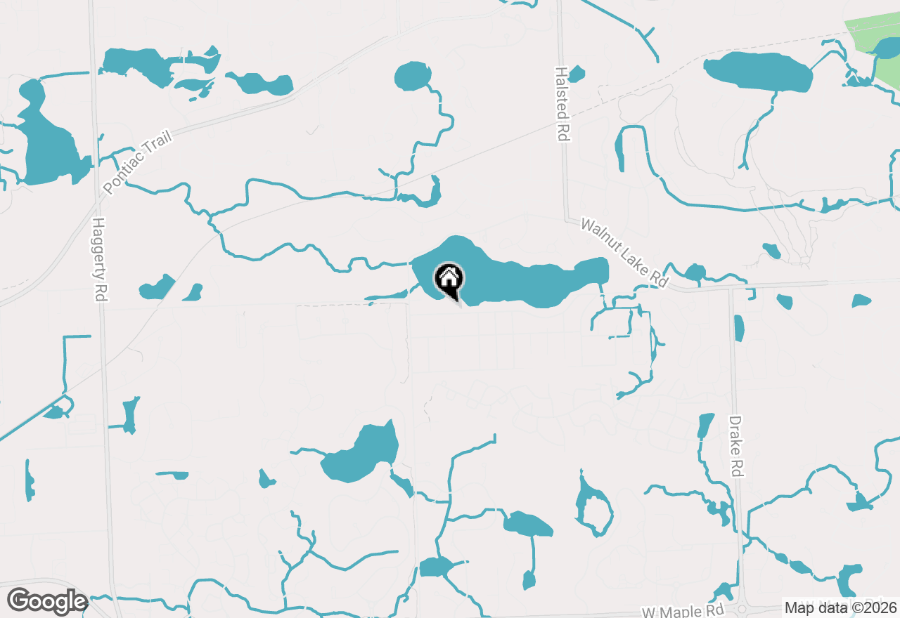 Map of 6910 Leytonstone Boulevard, West Bloomfield, MI 48322