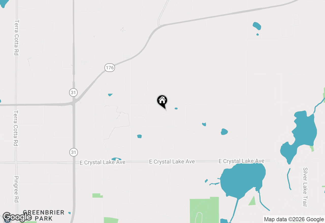 Map of 5617 Winding Road, Crystal Lake, IL 60014