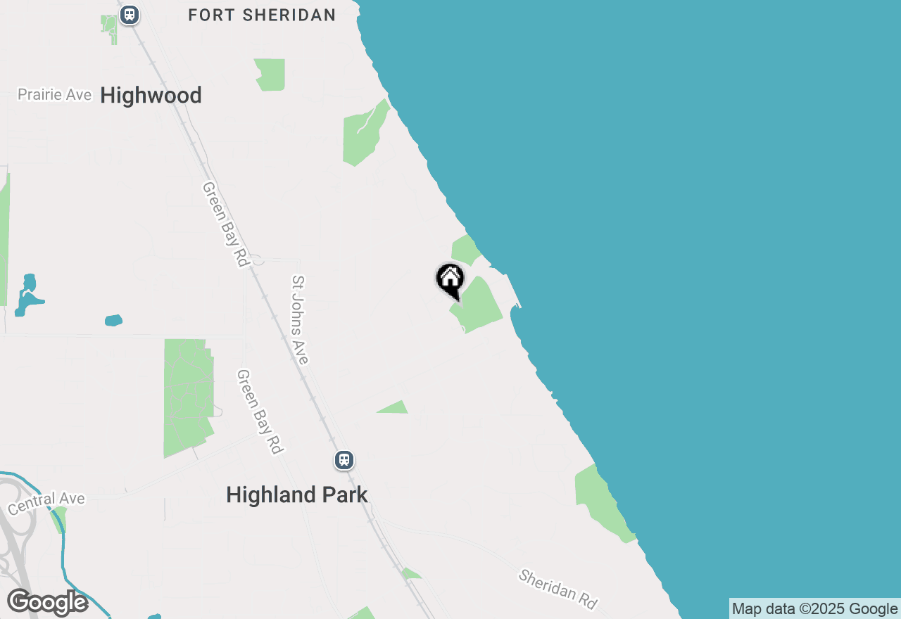 Map of 160 Park Avenue, Highland Park, IL 60035