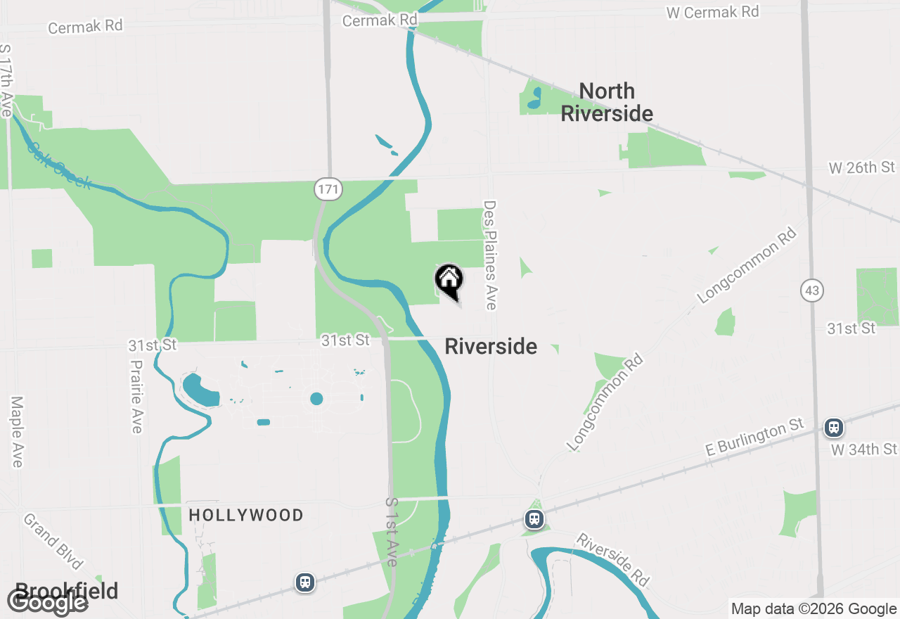 Map of 8117 W 30th Street, North Riverside, IL 60546