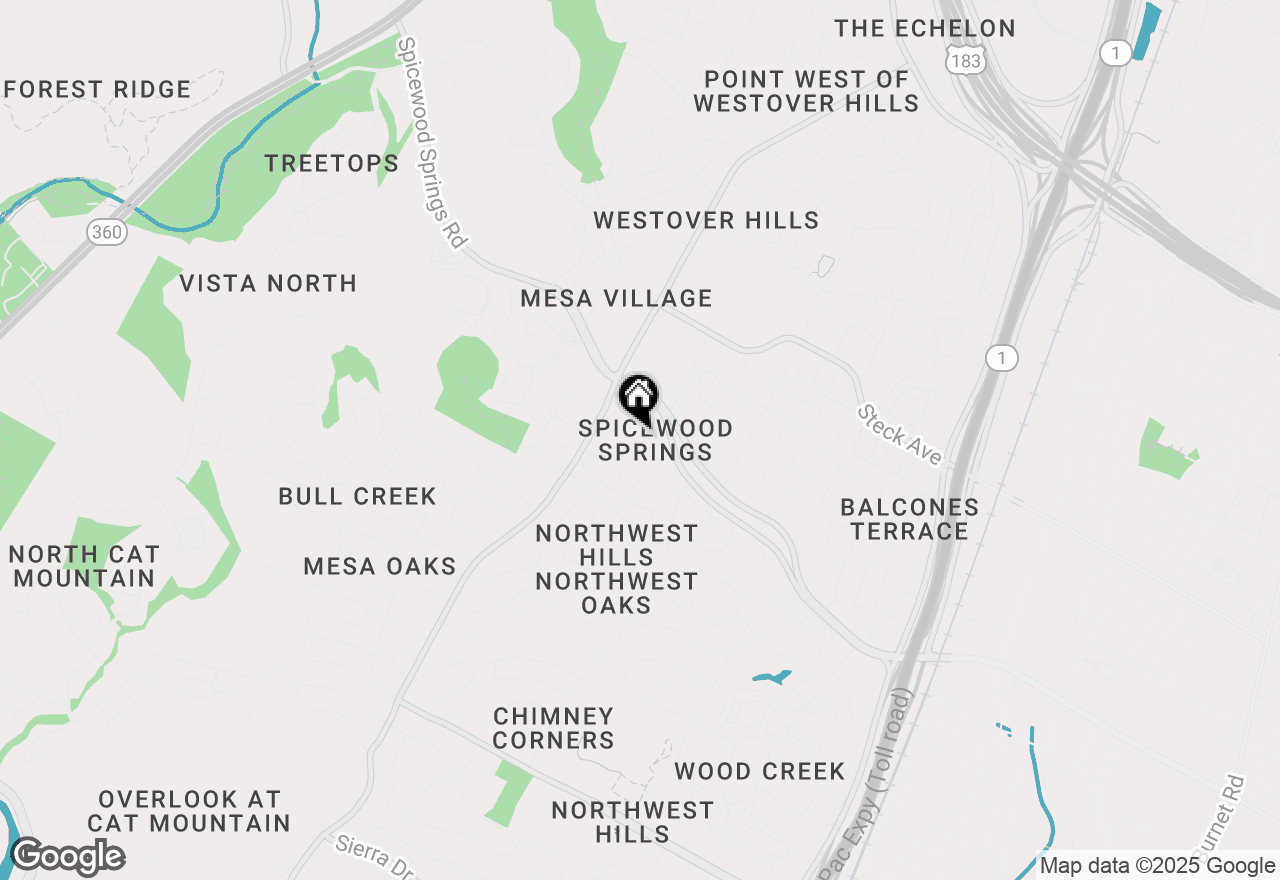 Map of 4131 Spicewood Springs Rd #E4, Austin, TX 78759