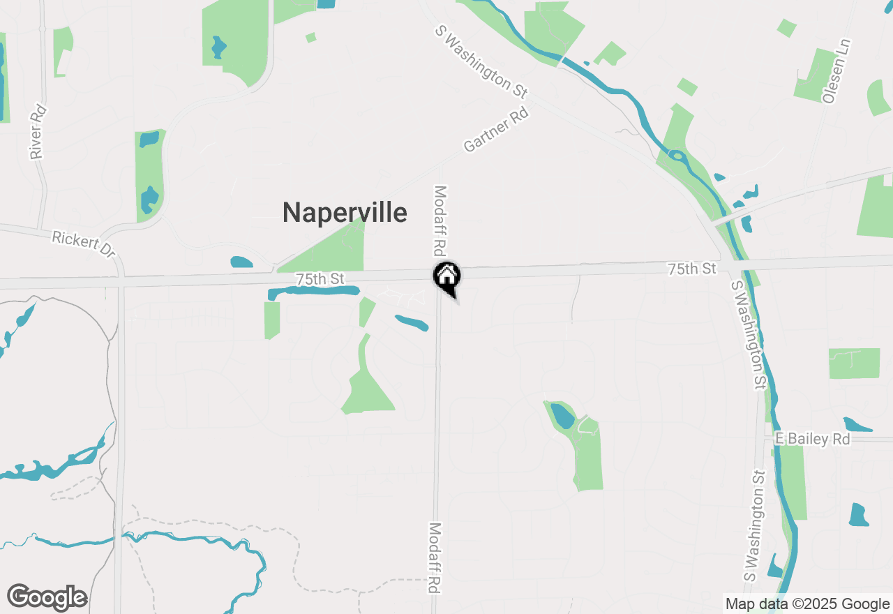 Map of 1319 Frederick Lane, Naperville, IL 60565