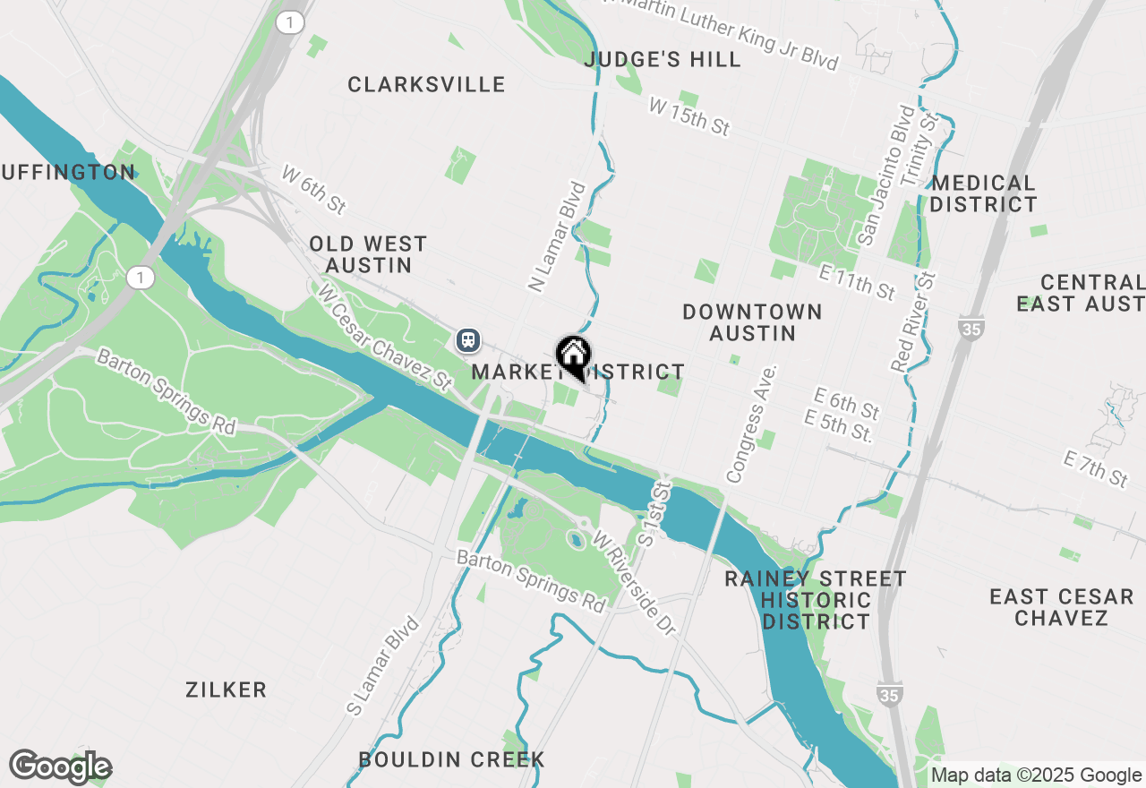 Map of 222 West Ave #2211, Austin, TX 78701