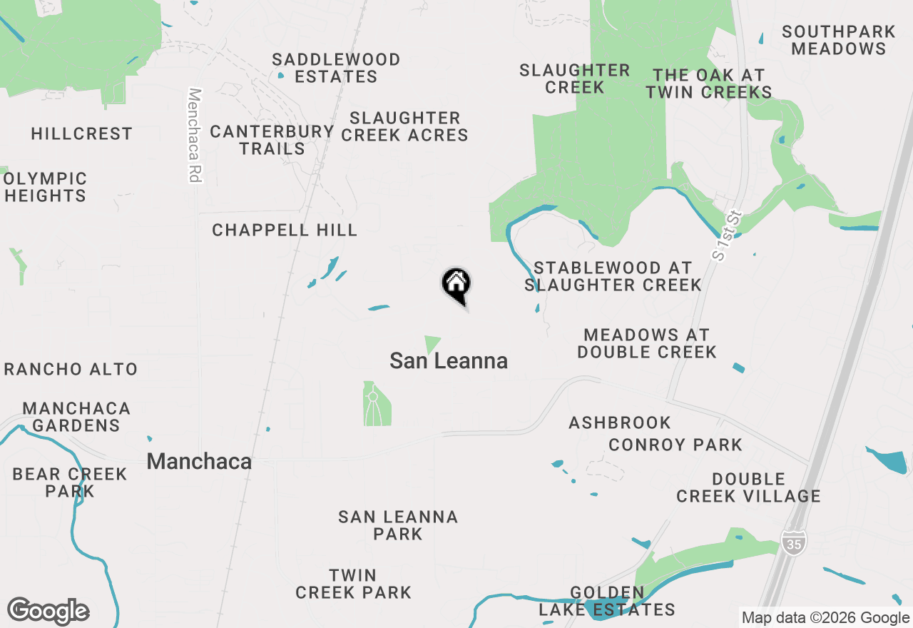 Map of 610 Redbud Trl, Austin, TX 78748