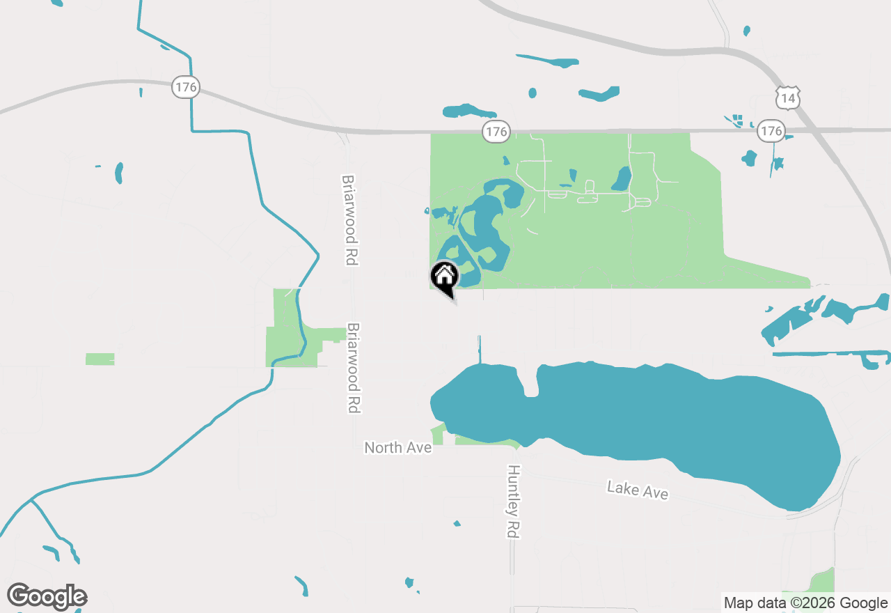 Map of 33 Holly Drive, Crystal Lake, IL 60014