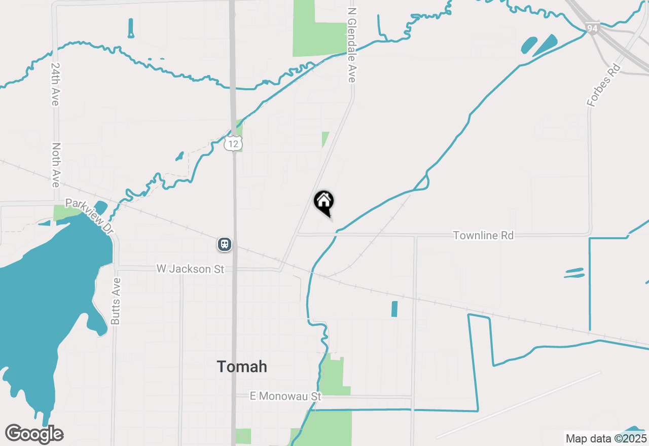 Map of 205 Green Acres Ave, Tomah, WI 54660