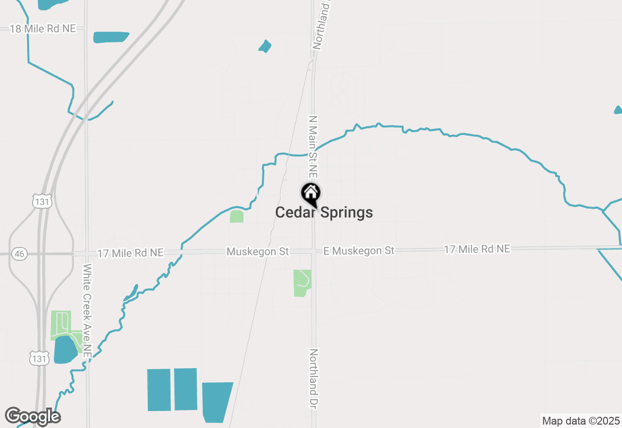 Map of 69 S Main Street Ne, Cedar Springs, MI 49319