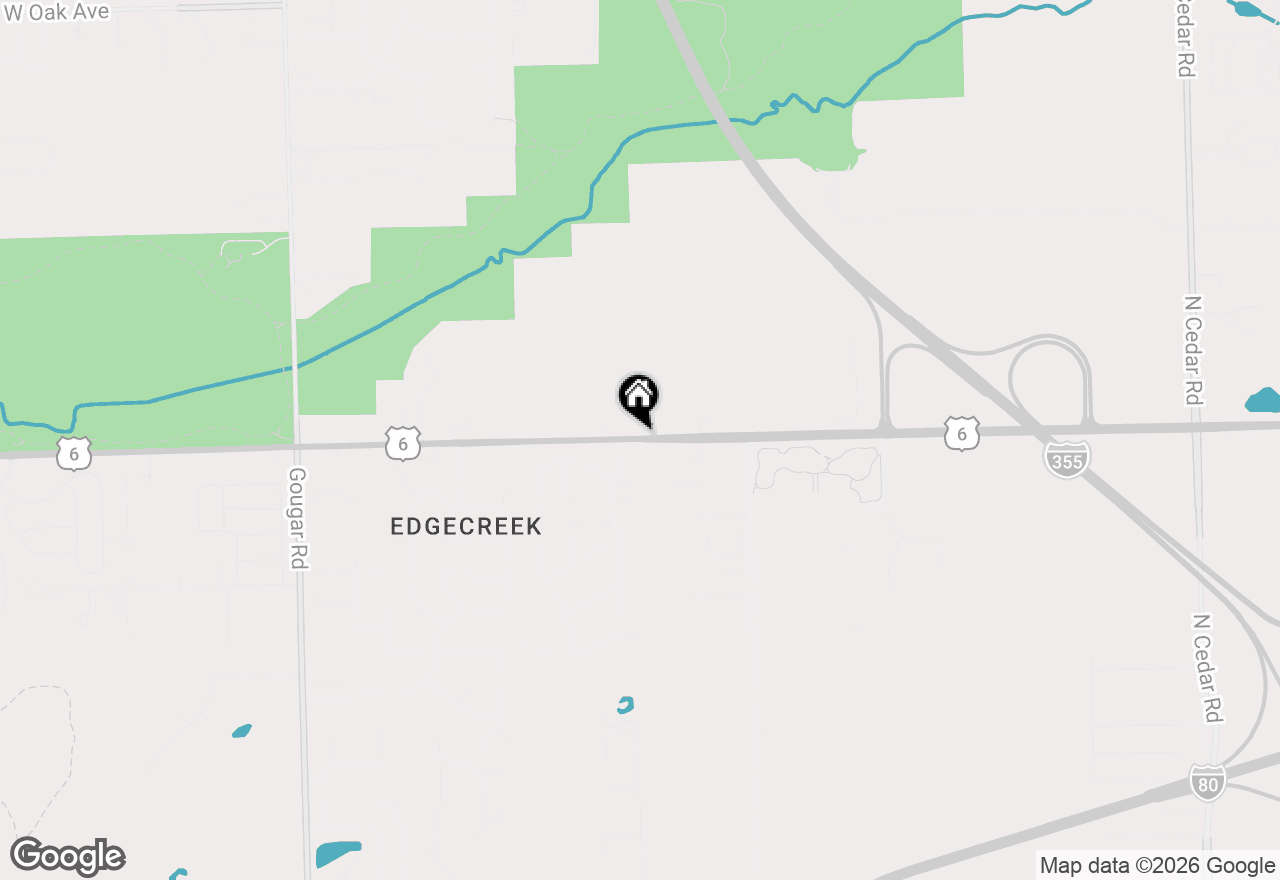 Map of 14047 W Maple Road, Mokena, IL 60448