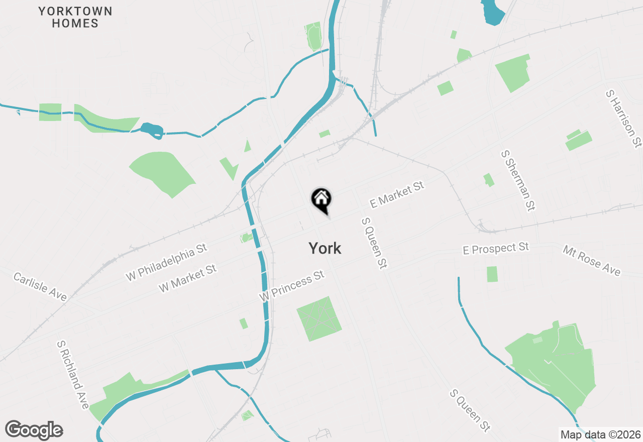 Map of 9-11 E Market Street, York, PA 17403