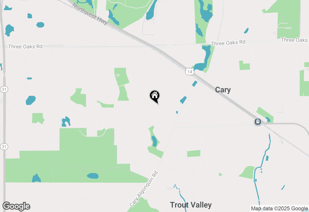 Map of 745 Merrimac Street, Cary, IL 60013