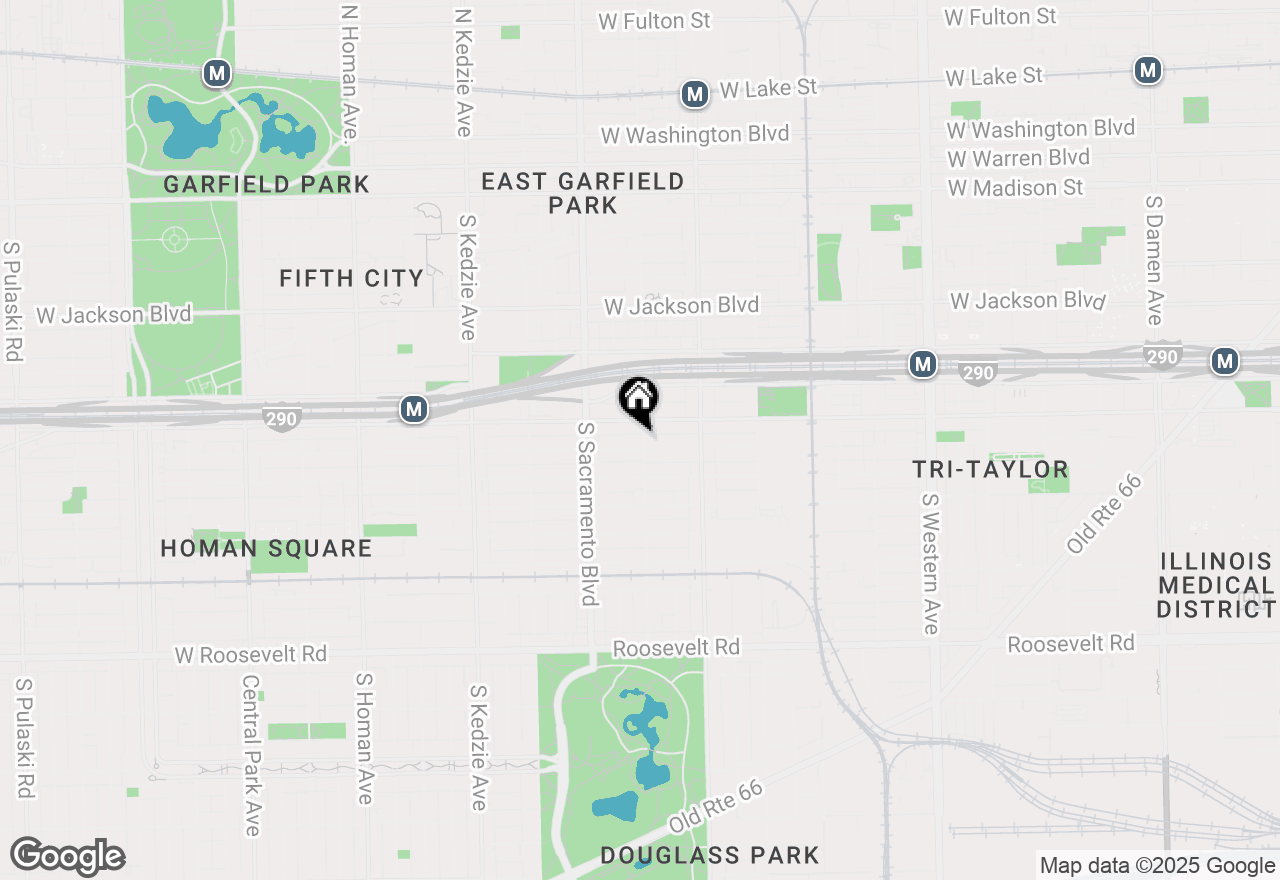 Map of 2902 W Flournoy Street, Chicago, IL 60612