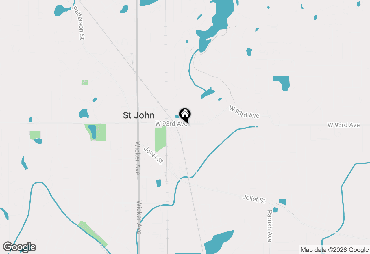 Map of 10585 W 93rd Avenue, St. John, IN 46373