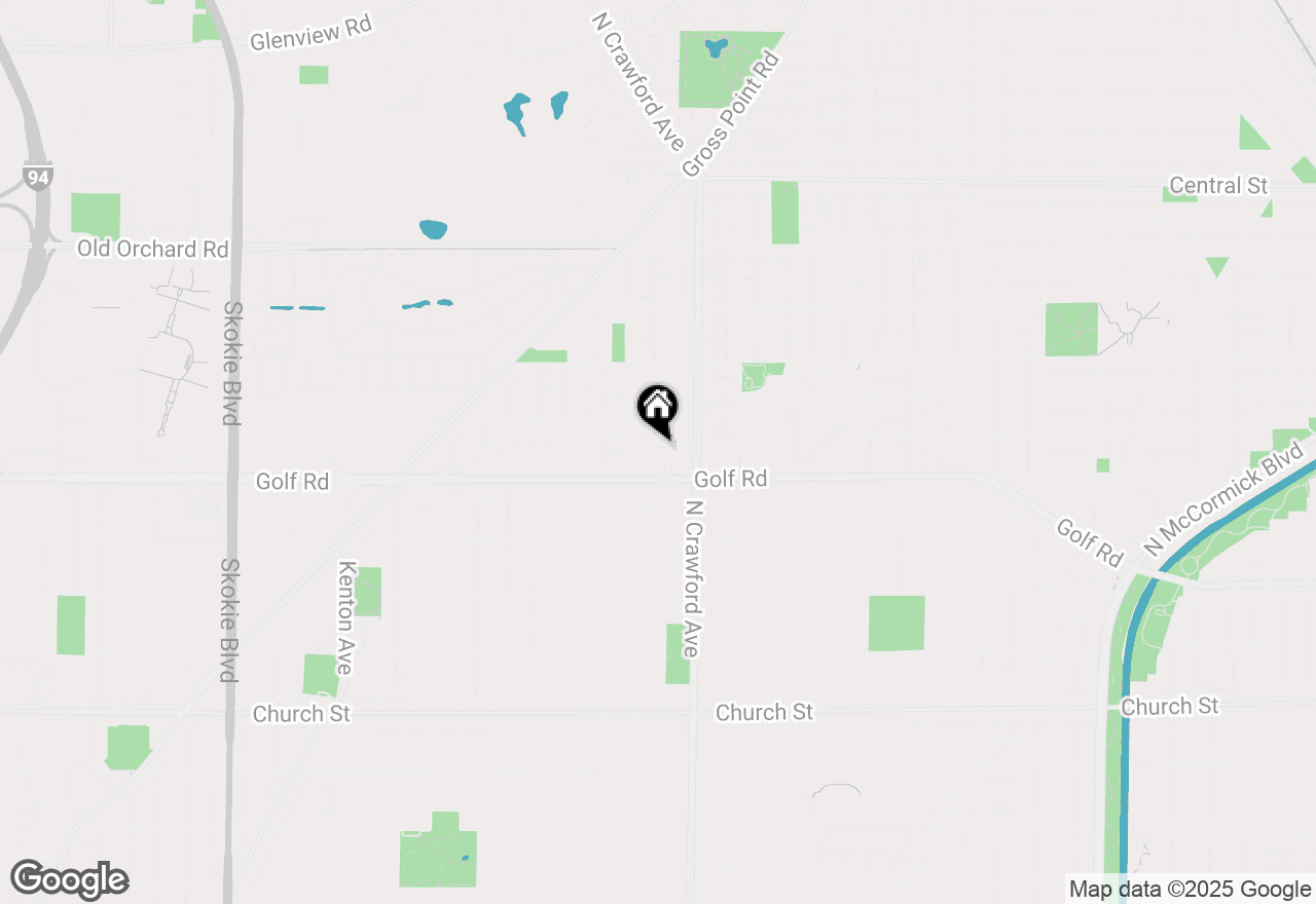 Map of 9628 Keystone Avenue, Skokie, IL 60076