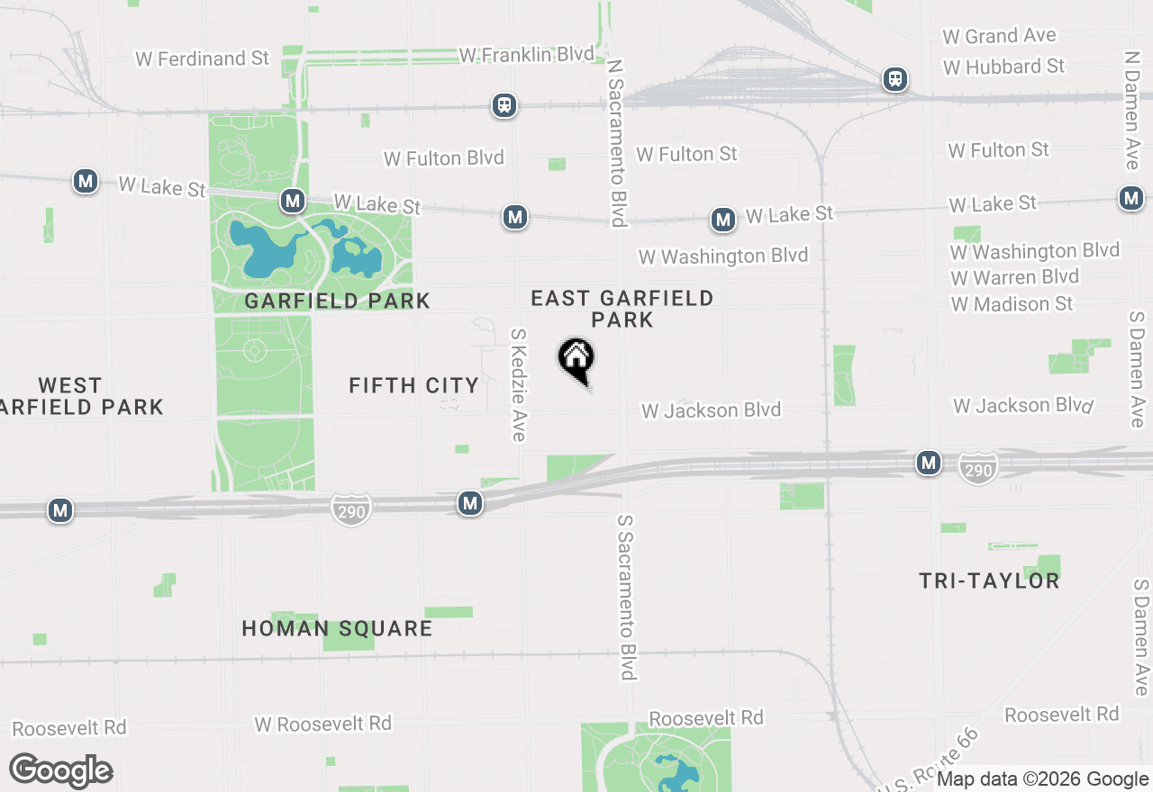 Map of 209 S Albany Avenue #2, Chicago, IL 60612