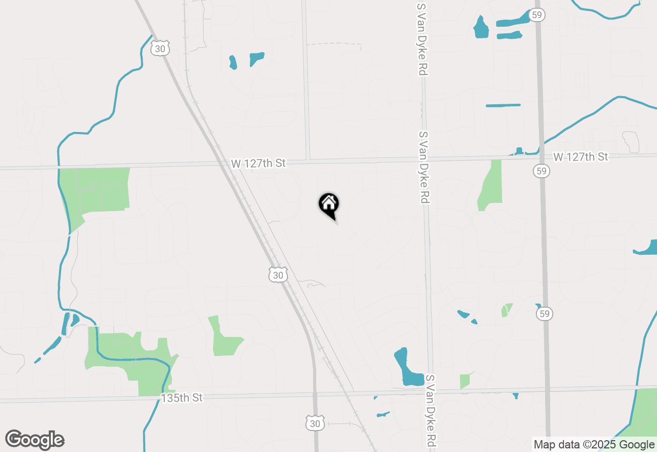Map of 12942 S Sydney Circle, Plainfield, IL 60585