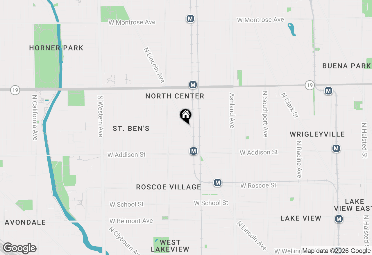 Map of 3741 N Wolcott Avenue #6, Chicago, IL 60613