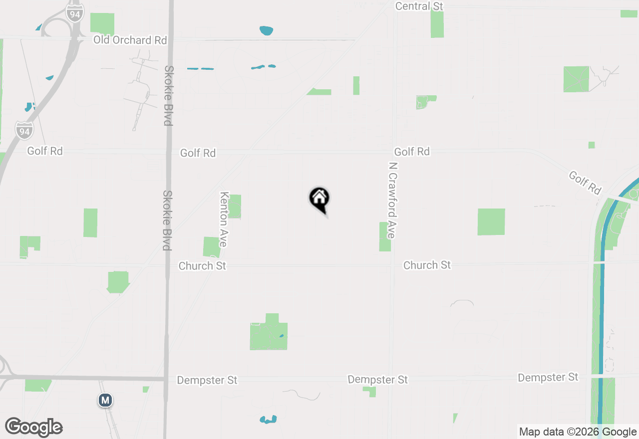 Map of 9338 Tripp Avenue, Skokie, IL 60076