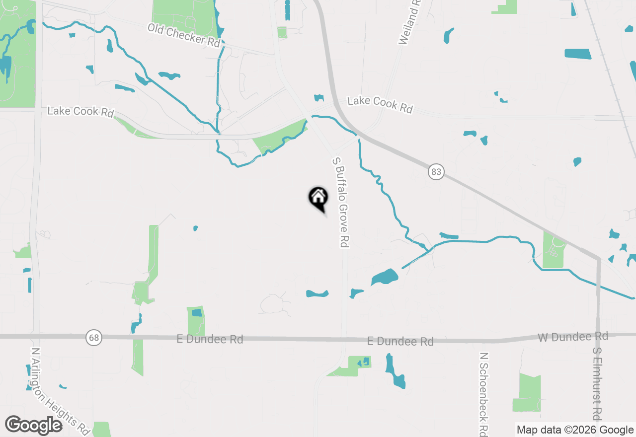 Map of (Address confidential), Buffalo Grove, Illinois 60089