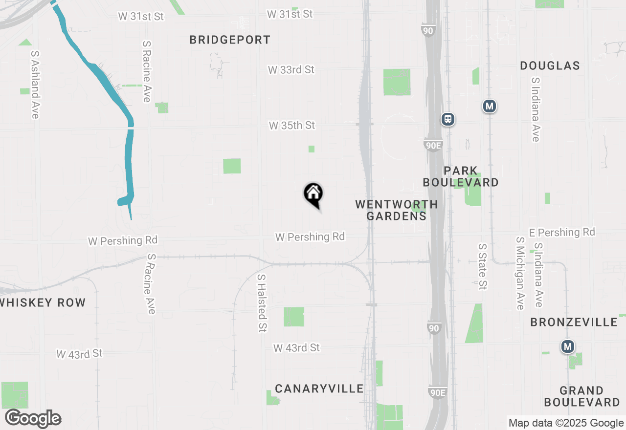Map of 3812 S Wallace Street, Chicago, IL 60609