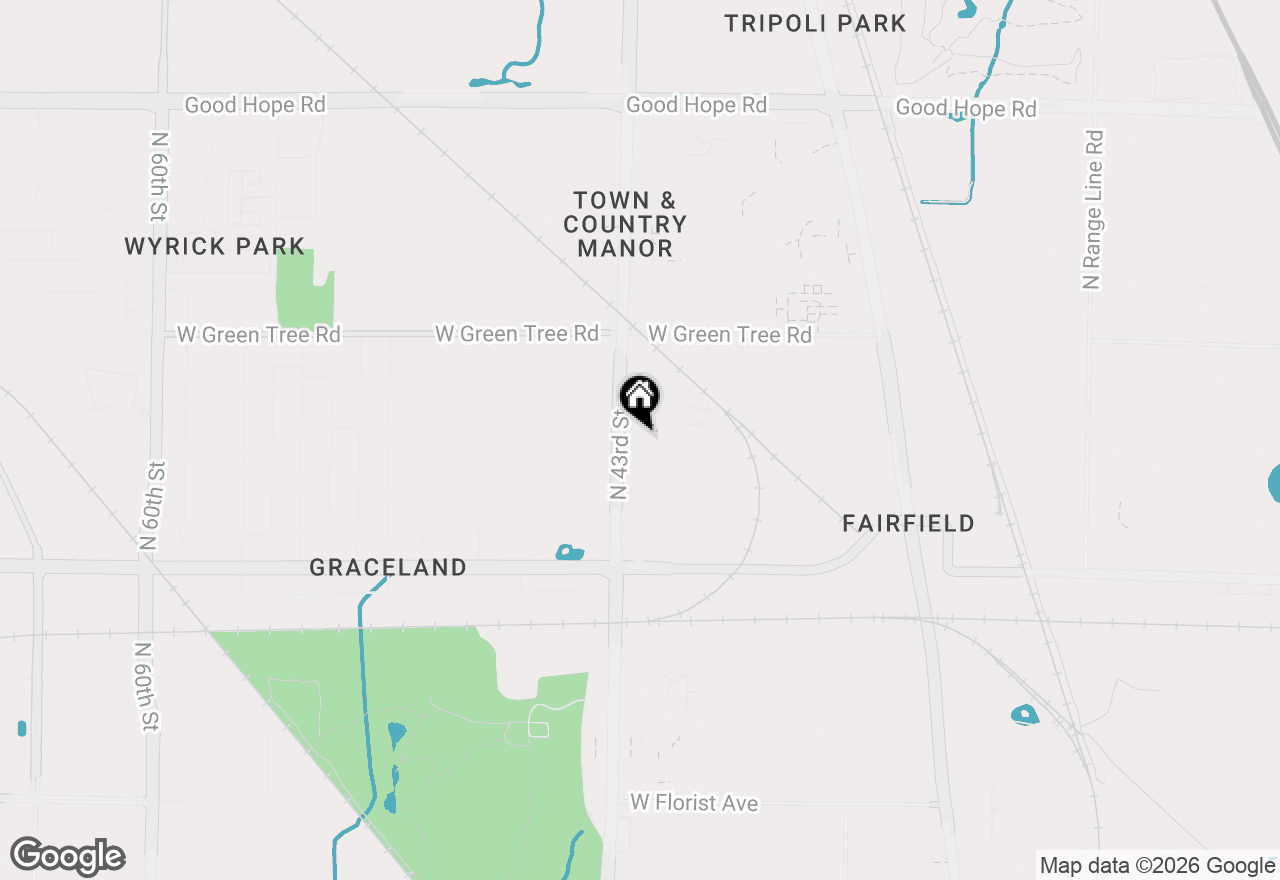 Map of 6615 N 42nd St, Milwaukee, WI 53209