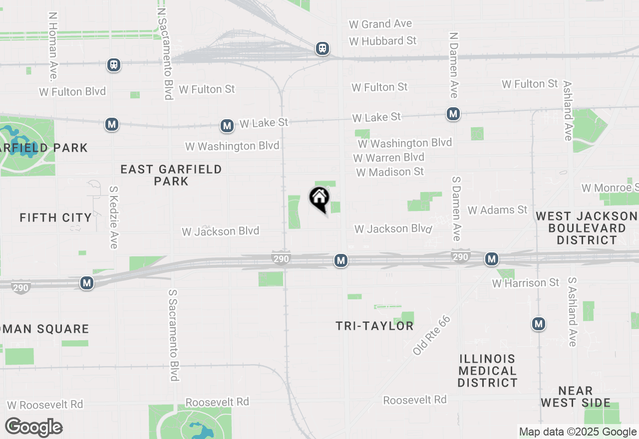 Map of 2453 W Adams Street #2, Chicago, IL 60612