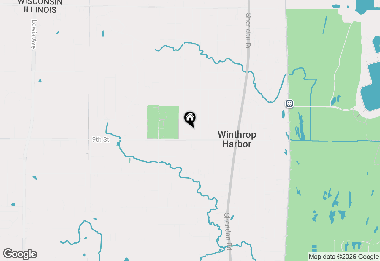 Map of 814 Holdridge Avenue, Winthrop Harbor, IL 60096