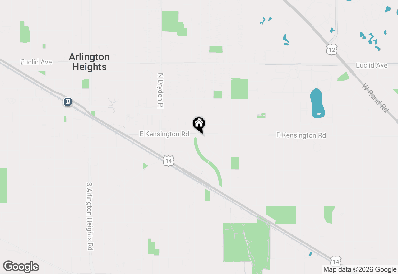 Map of 103 S Windsor Drive, Arlington Heights, IL 60004