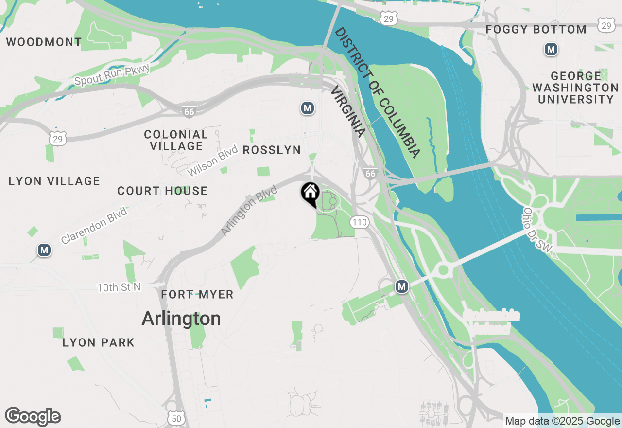 Map of 1300 N Meade Street #22, Arlington, VA 22209