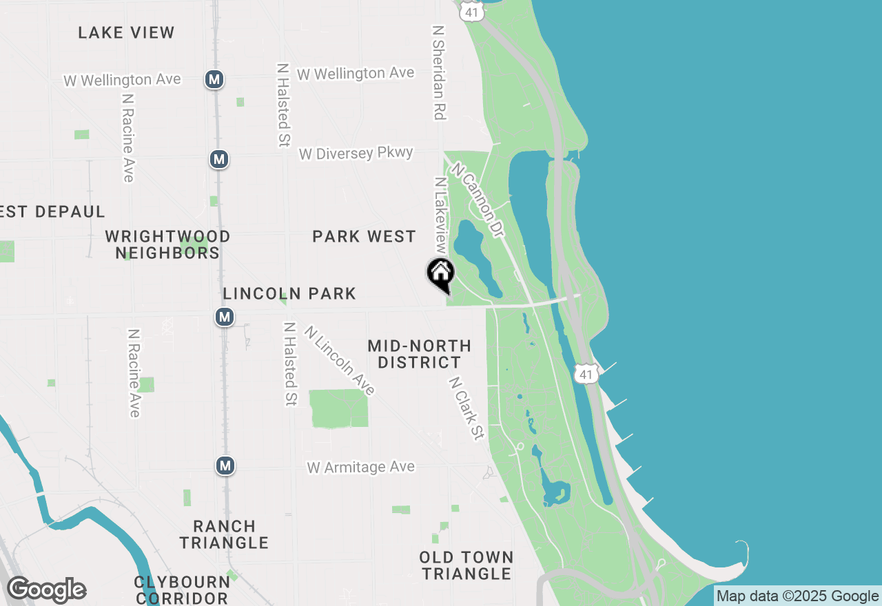 Map of 2400 N Lakeview Avenue #2003, Chicago, IL 60614