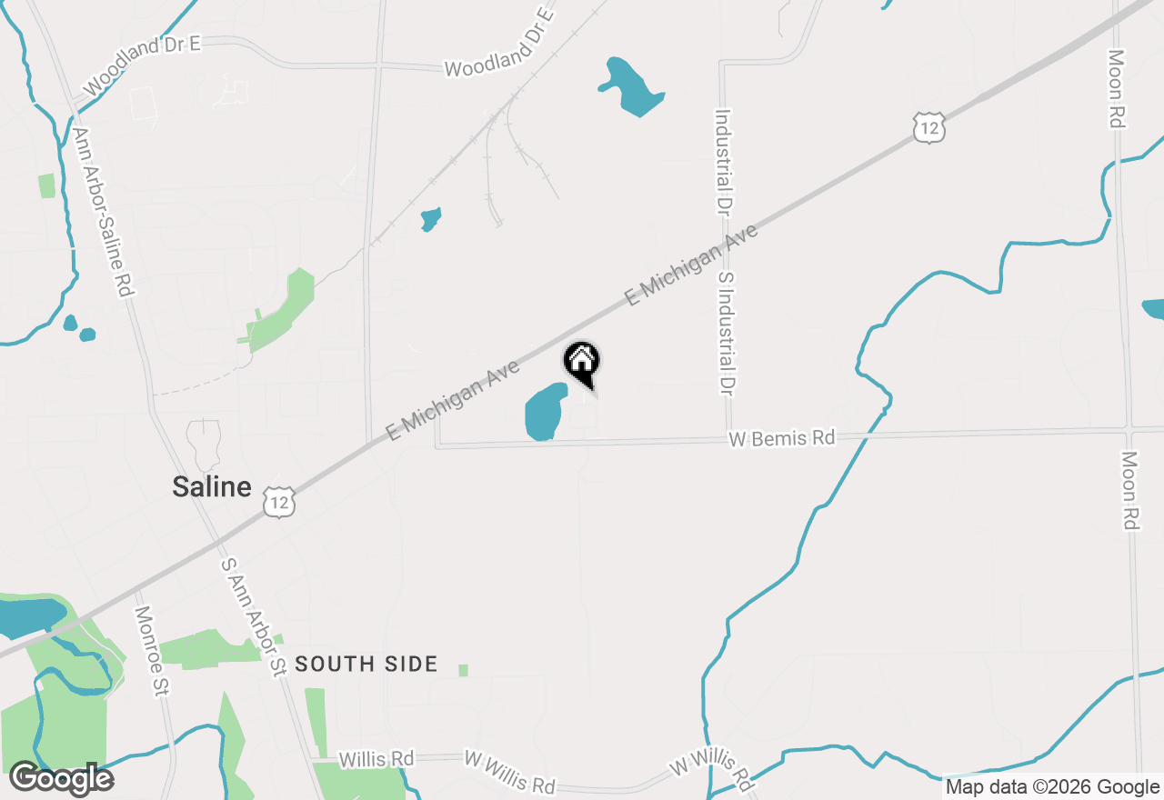 Map of 150 Burwyck Park Drive, Saline, MI 48176