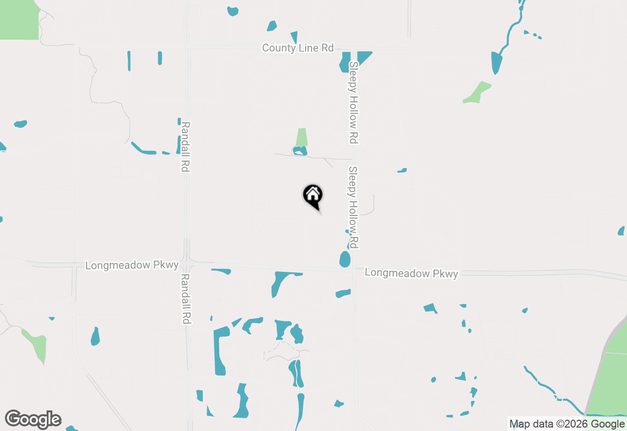 Map of 2224 Barrett Drive, Algonquin, IL 60102