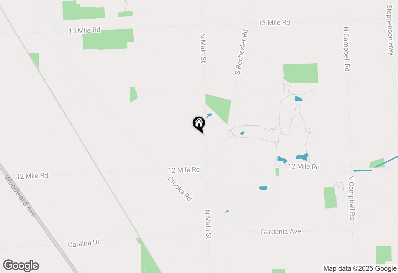 Map of 122 W Houstonia Avenue #A, Royal Oak, MI 48073