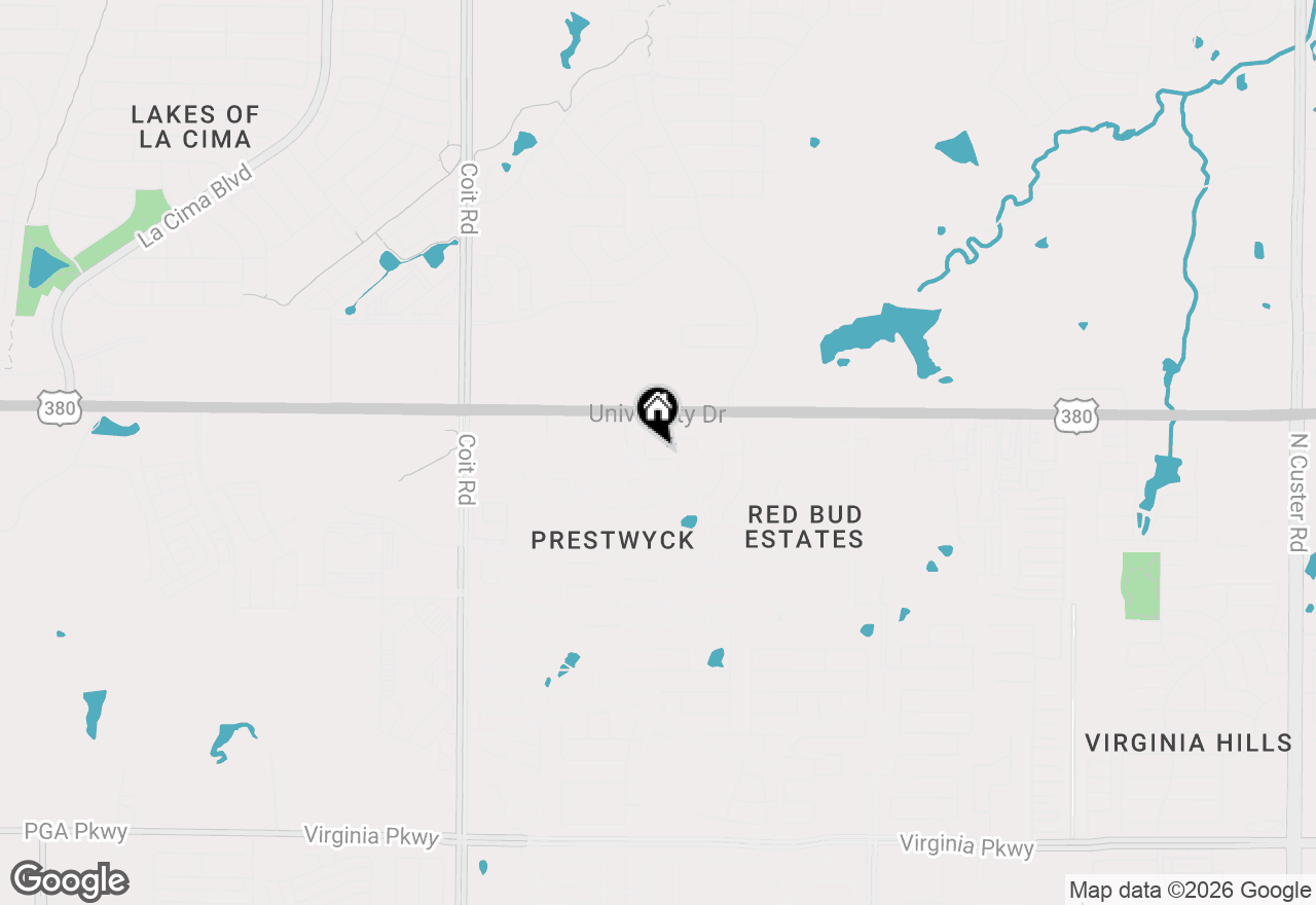 Map of 11812 Bertram Road, Mckinney, TX 75071