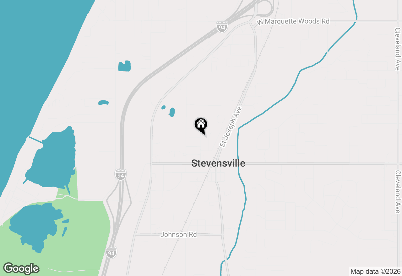 Map of  Pine Street, Stevensville, MI 49127
