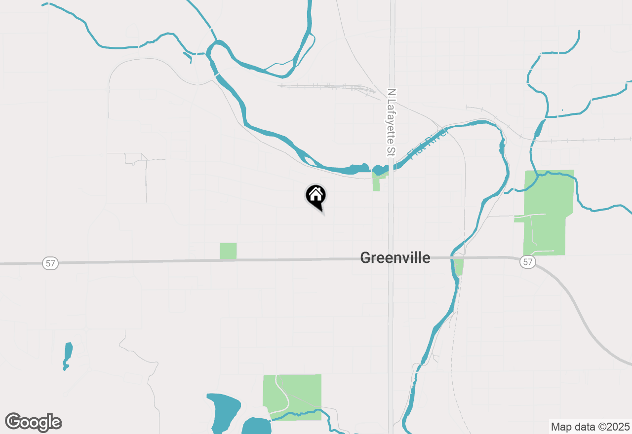 Map of 108 S Cross Street, Greenville, MI 48838