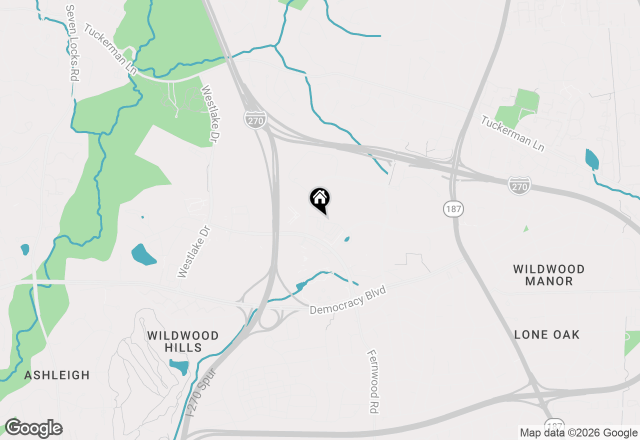 Map of 10410 Breuer Street, Bethesda, MD 20817